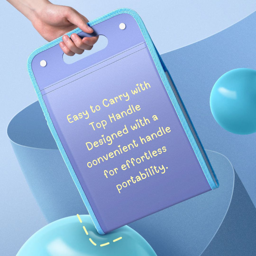Upright Handheld Accordion File Organizer (2-Pack)