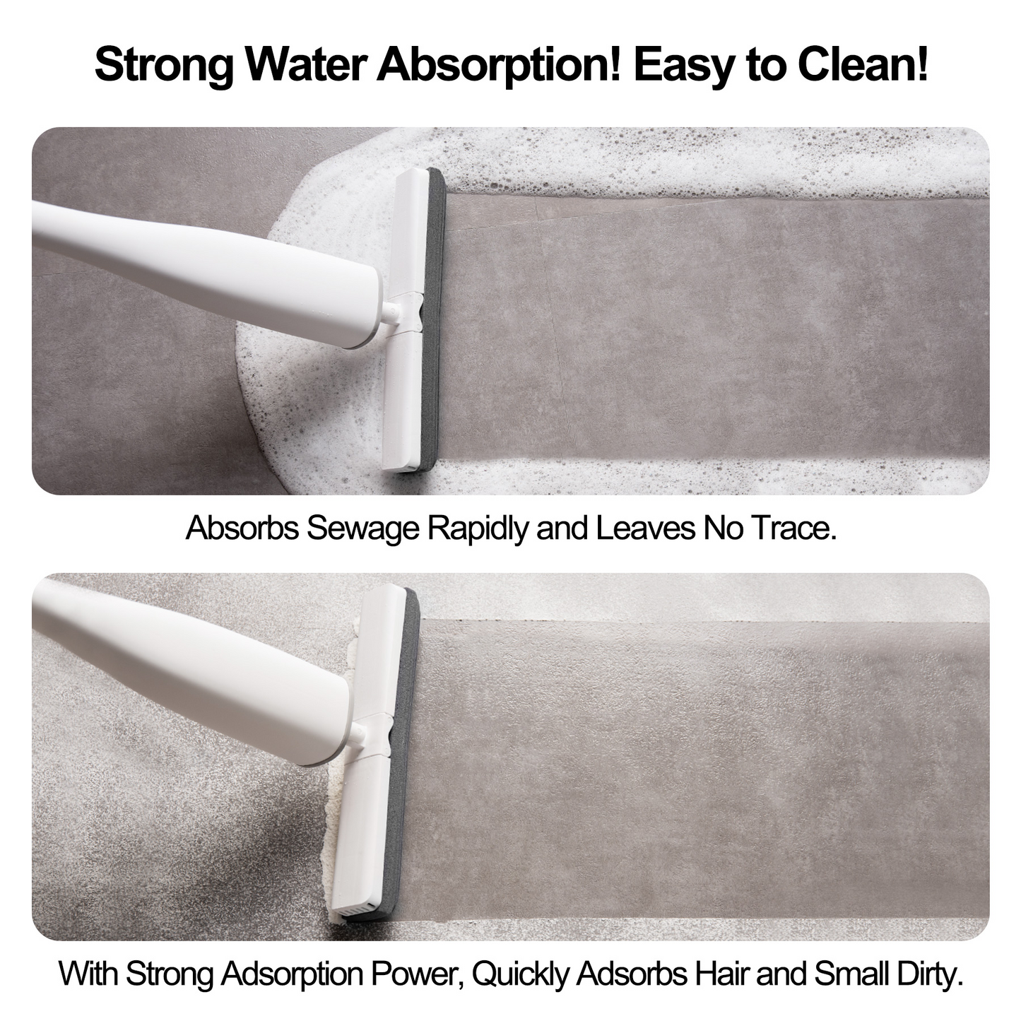 Hands-free Absorbent Cleaning Mop