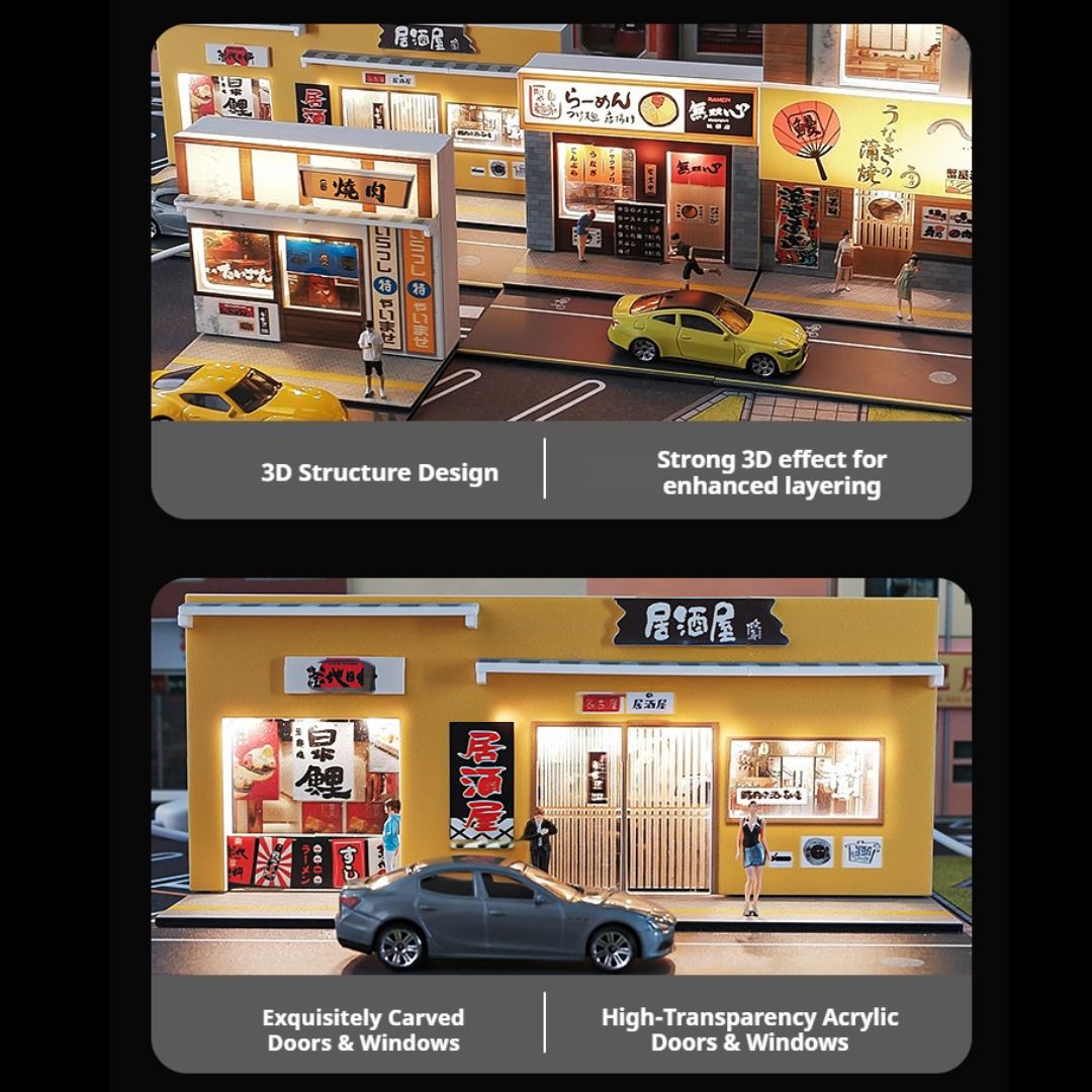 1:64 Japanese Restaurant Lighting Scene