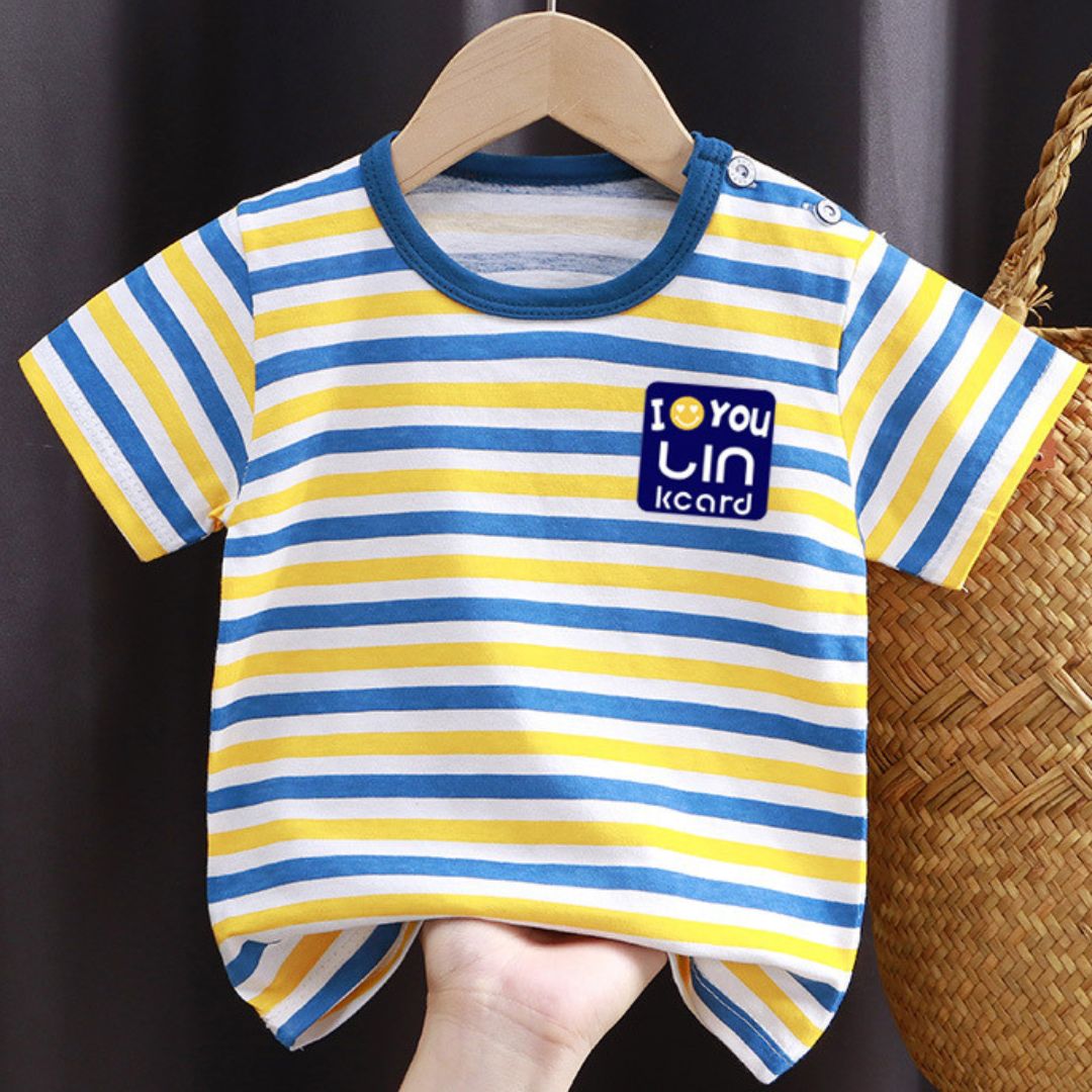 キッズ半袖コットンTシャツ(2枚以上)