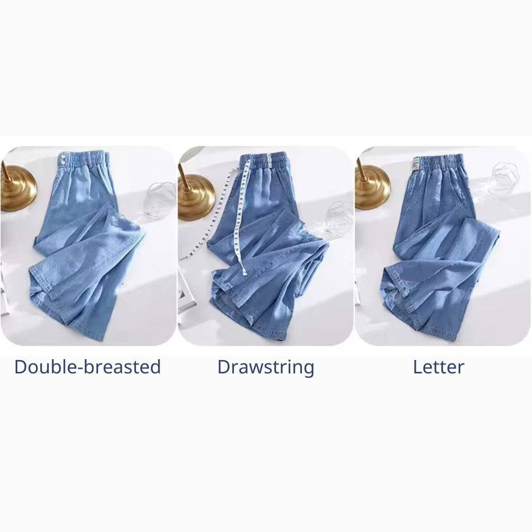 休閒冰絲牛仔褲