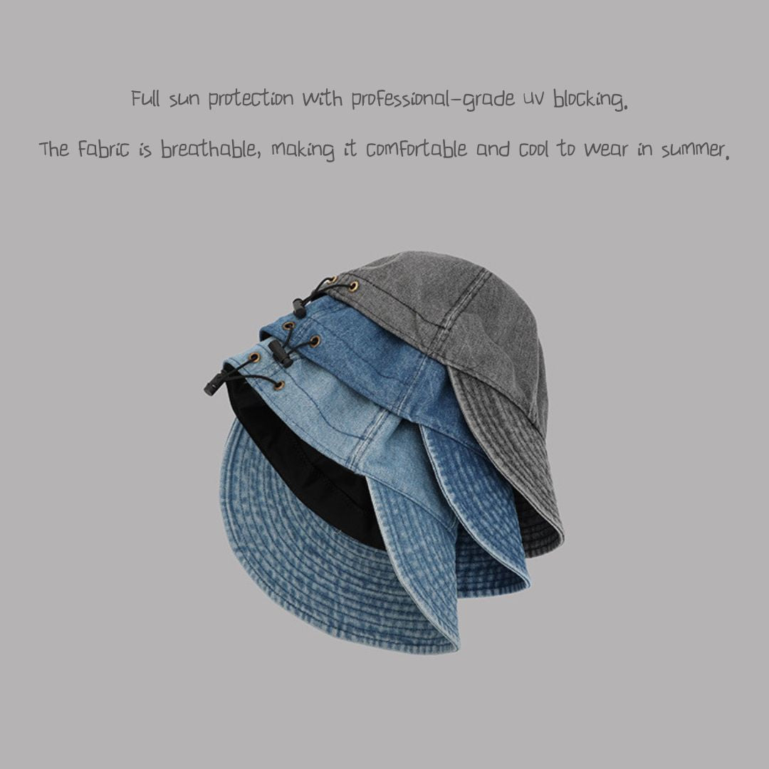 Vintage Washed Denim Cap