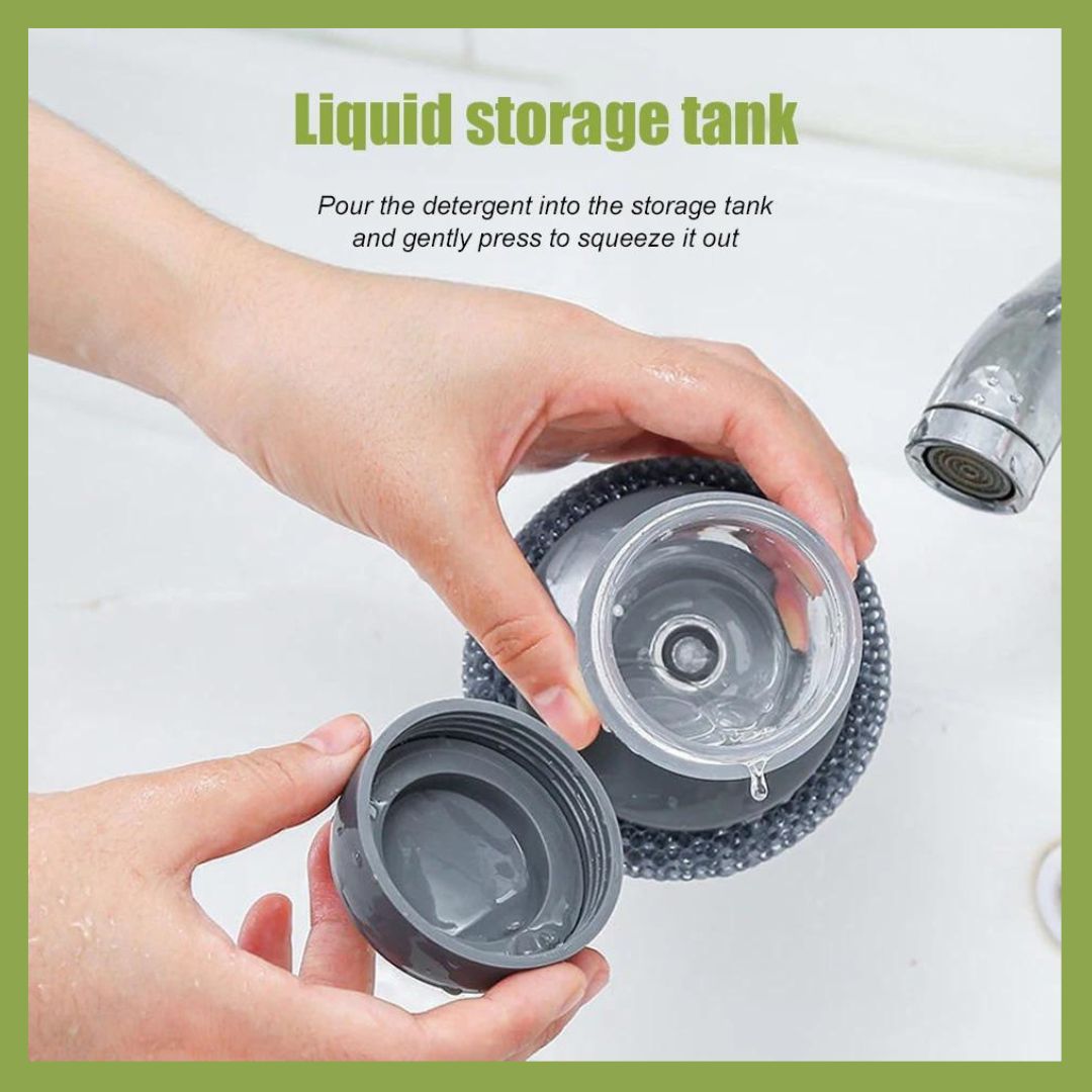 按壓加液去污刷