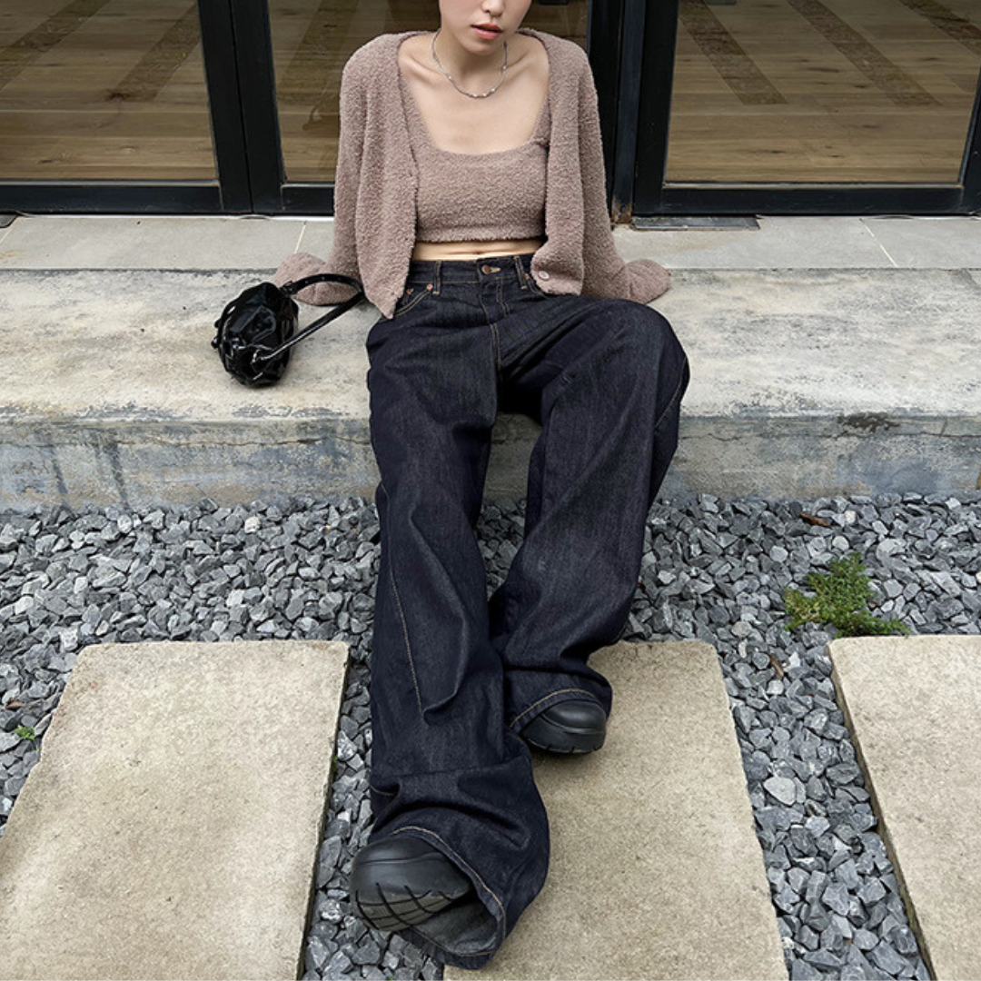 街頭休閒哈倫牛仔褲