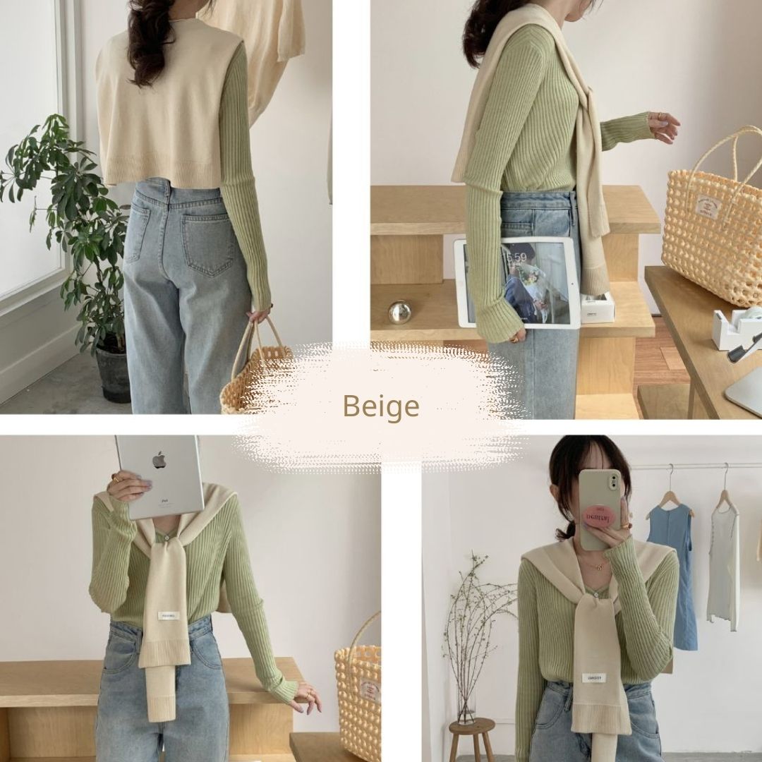 ファッショナブルなショルダースカーフ