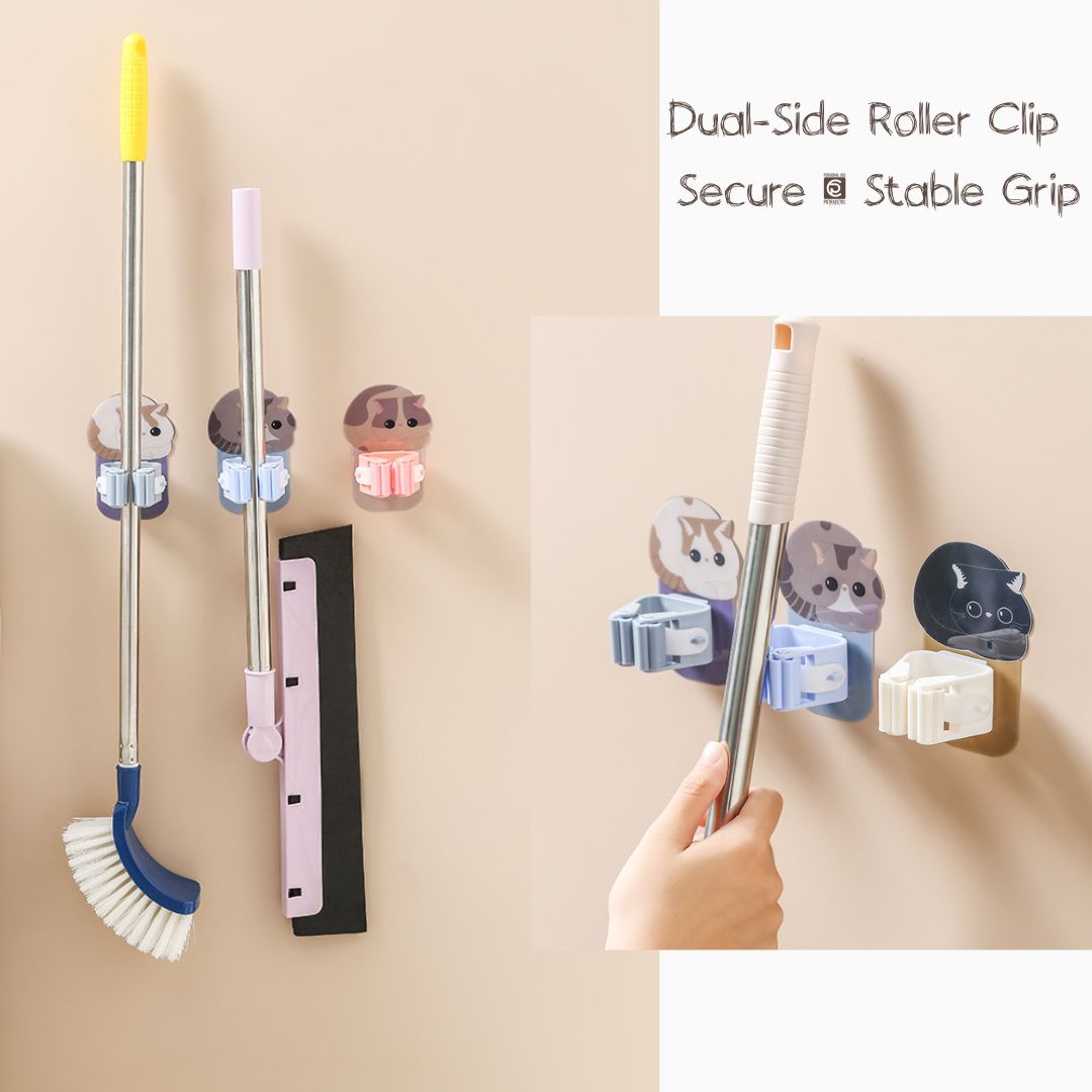 Cute Cat Series Mop Clip (4PCS)