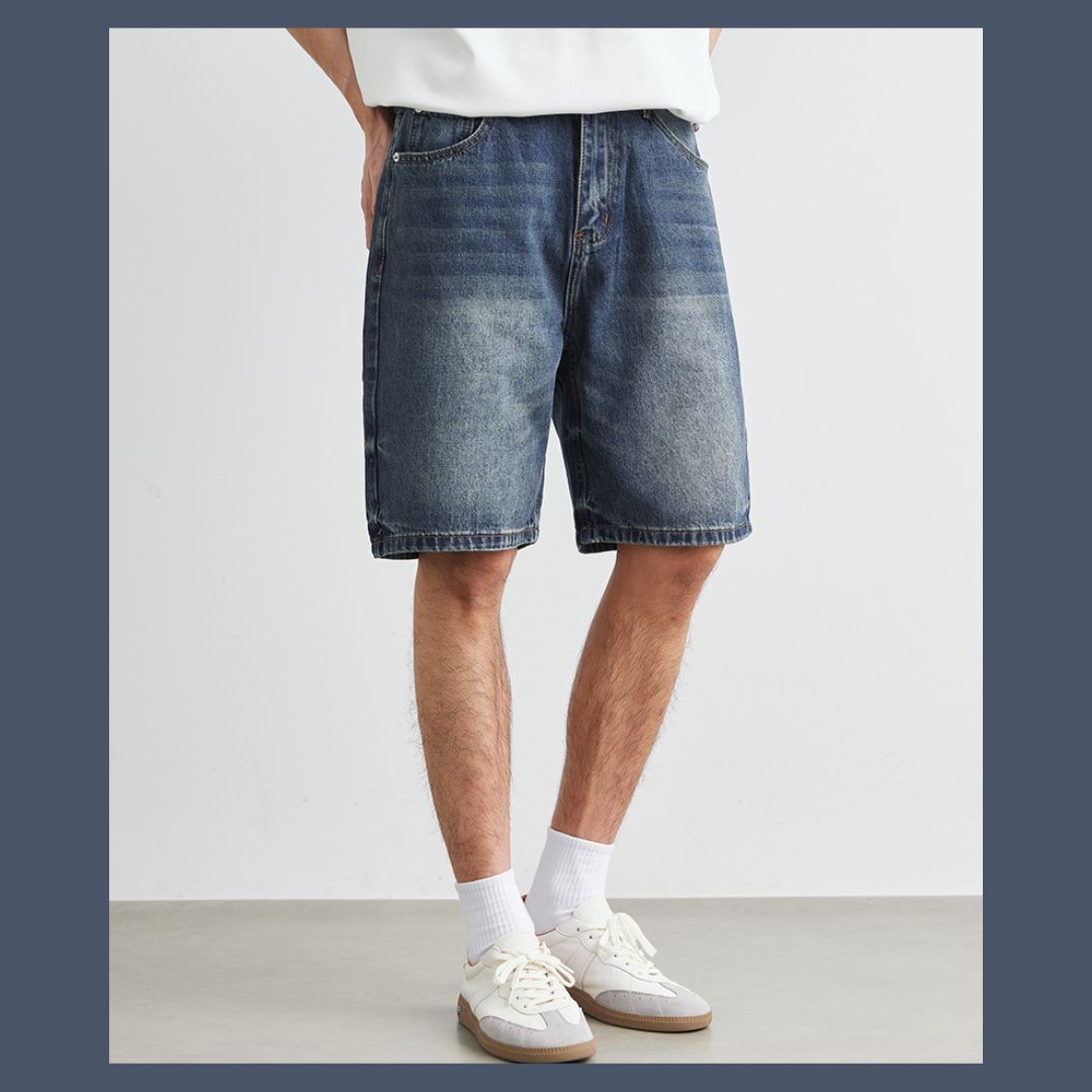 Men's Fashionable Lightweight Denim Shorts