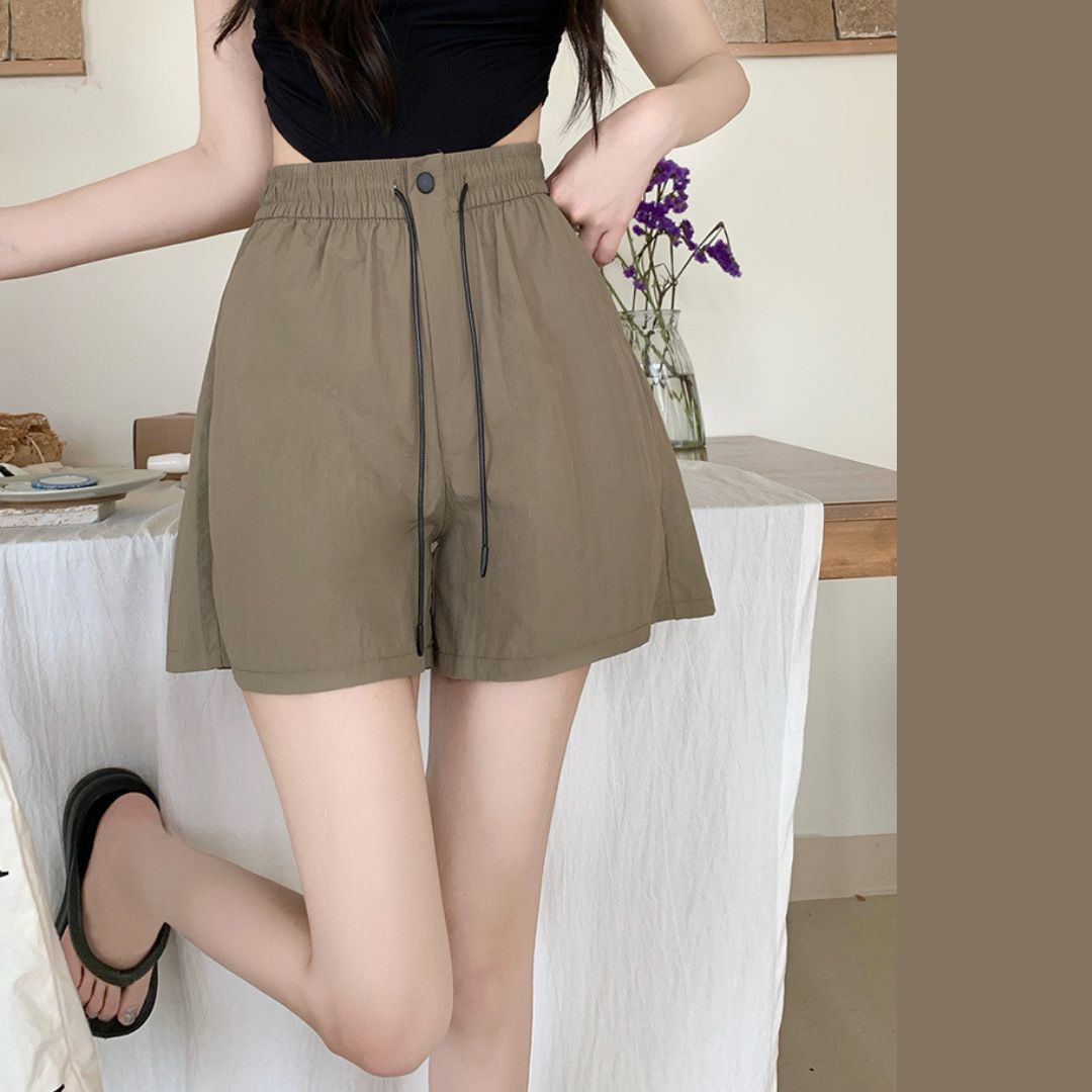 夏季顯瘦寬鬆休閒褲