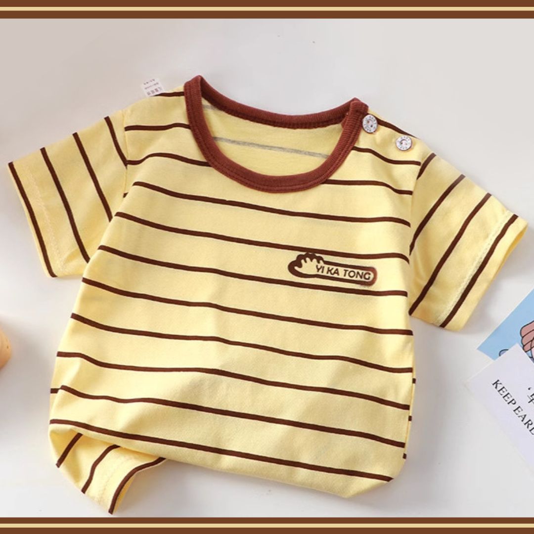 キッズ半袖コットンTシャツ(2枚以上)