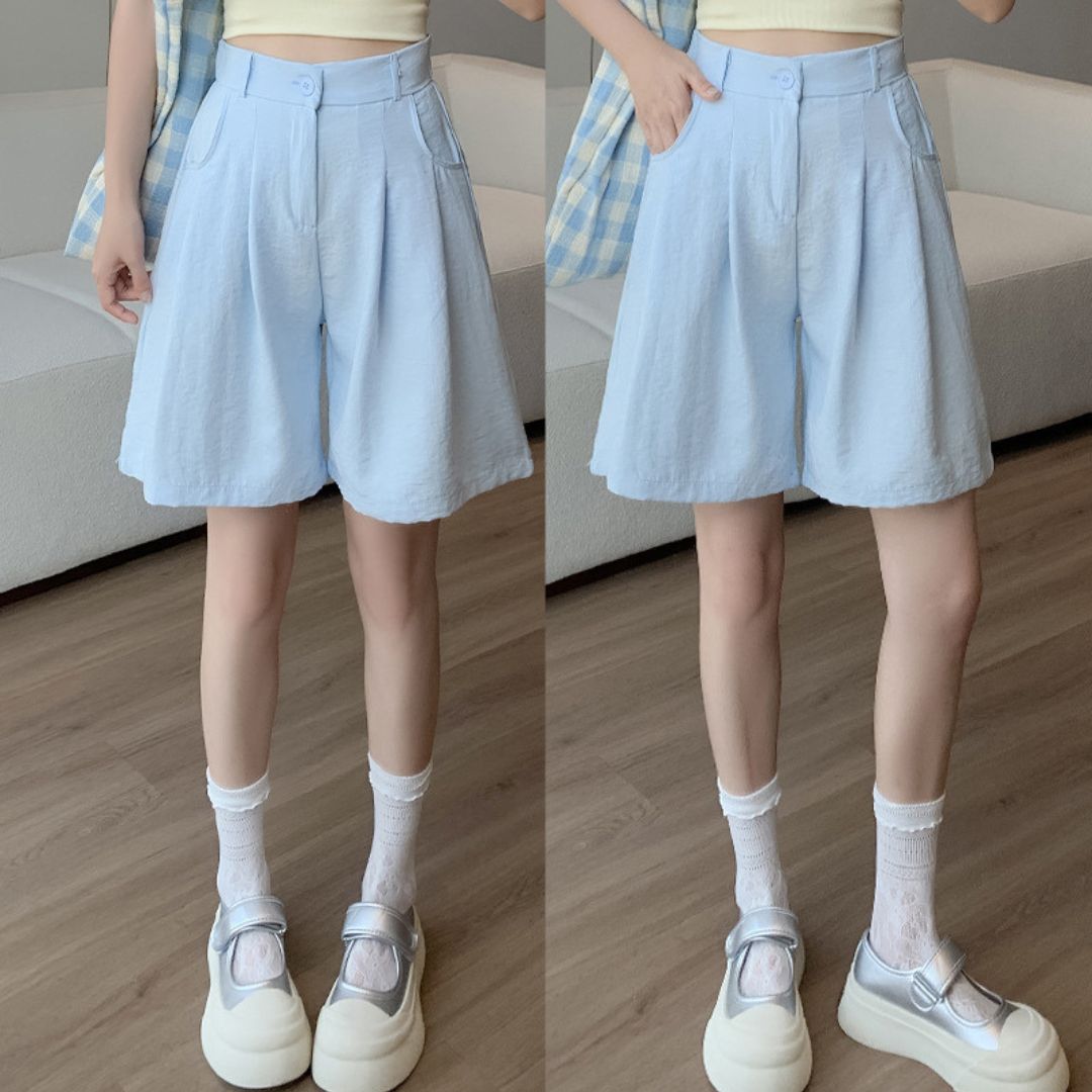 冰絲夏季五分短褲