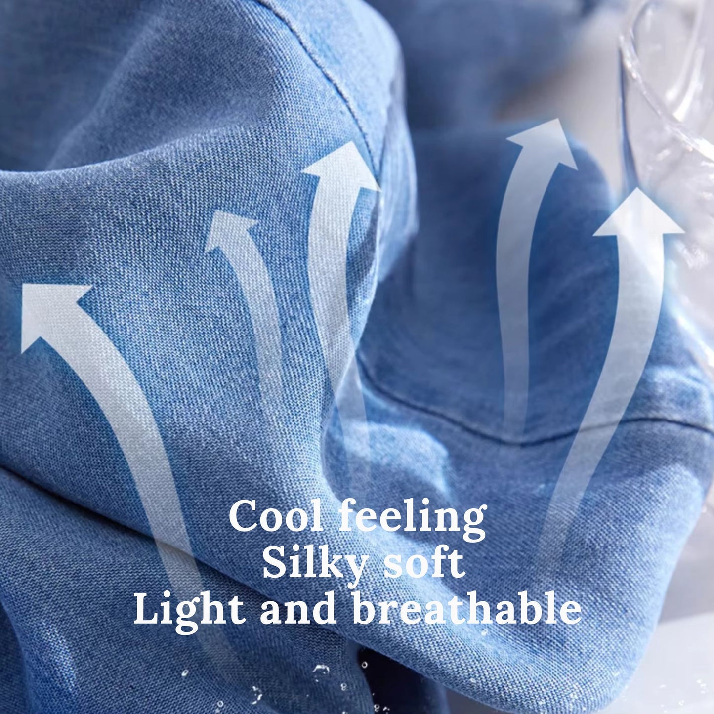 休閒冰絲牛仔褲