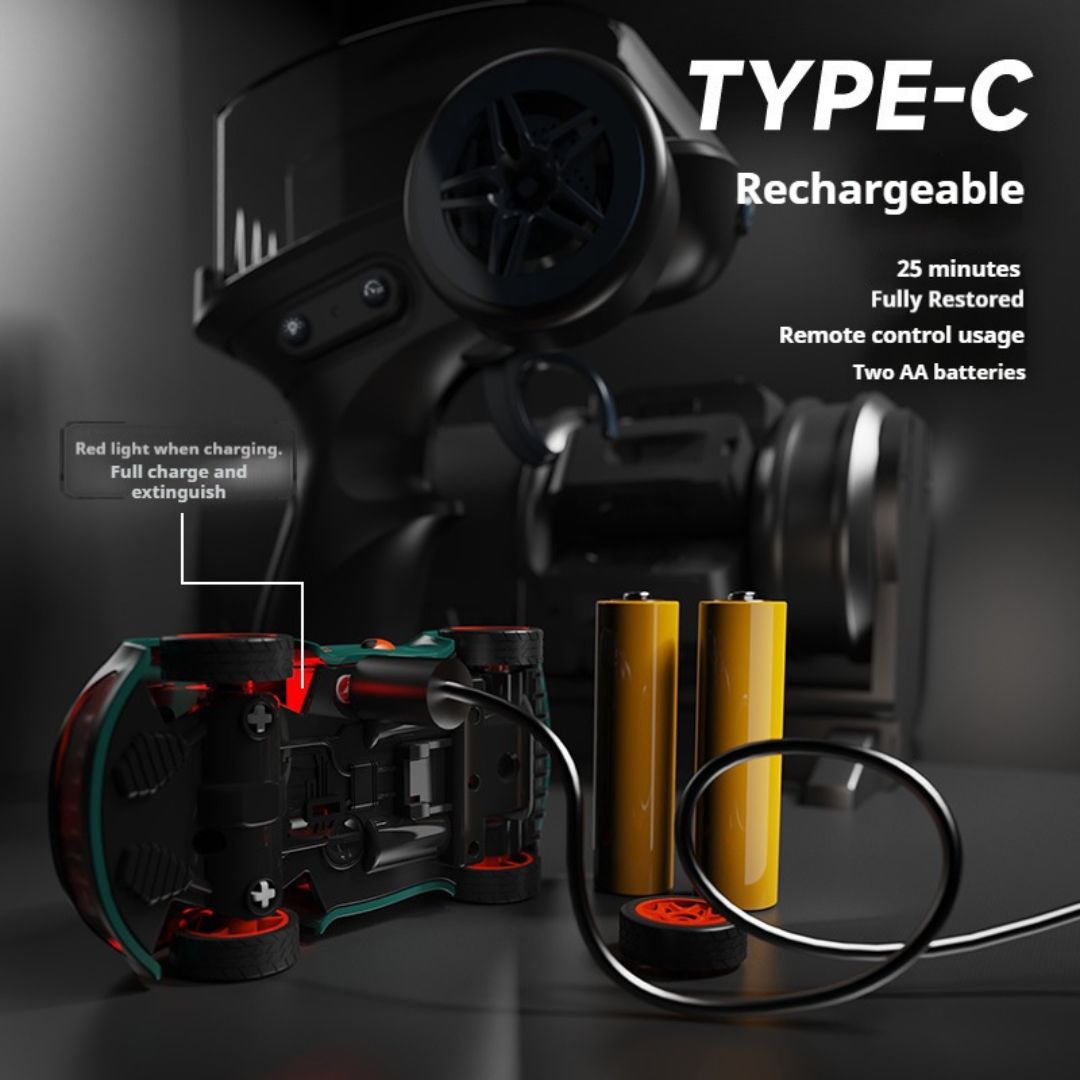1:64 Mini LED Remote Control Racing Car
