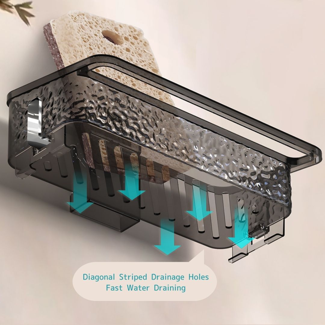 Large-Capacity Suction Kitchen Storage Rack