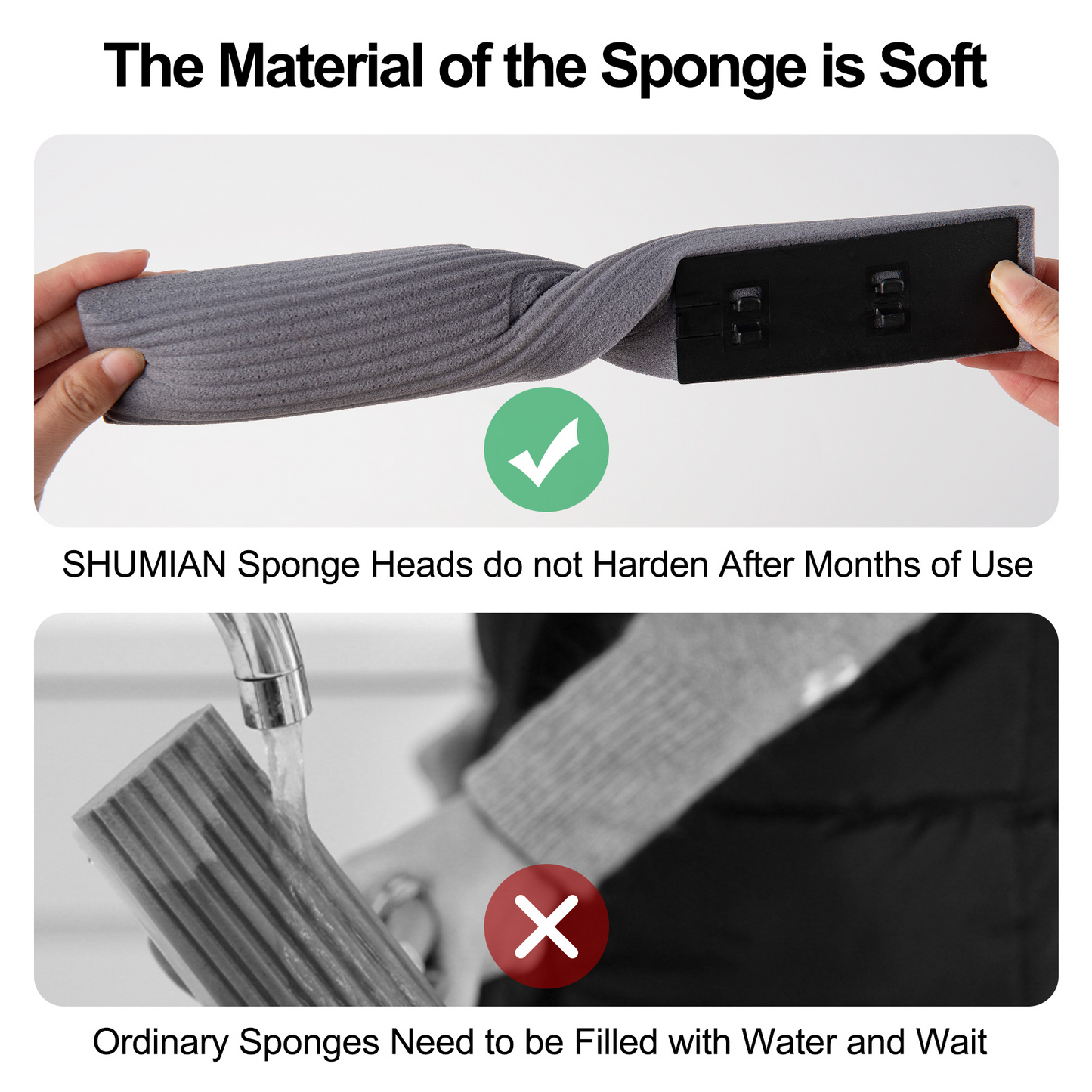 Hands-free Absorbent Cleaning Mop