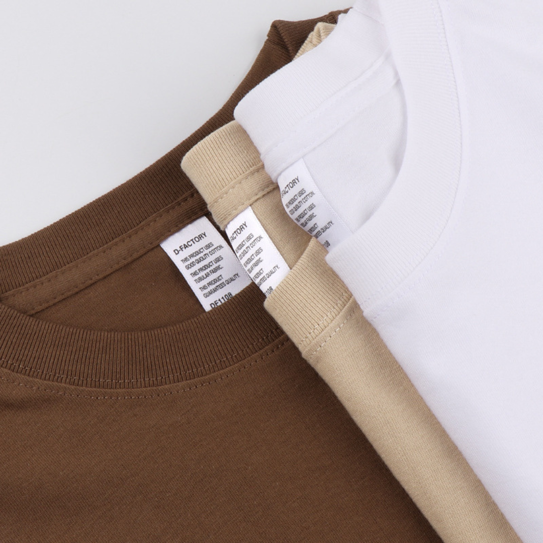 210g純色薄款純棉短袖T恤(2件起)