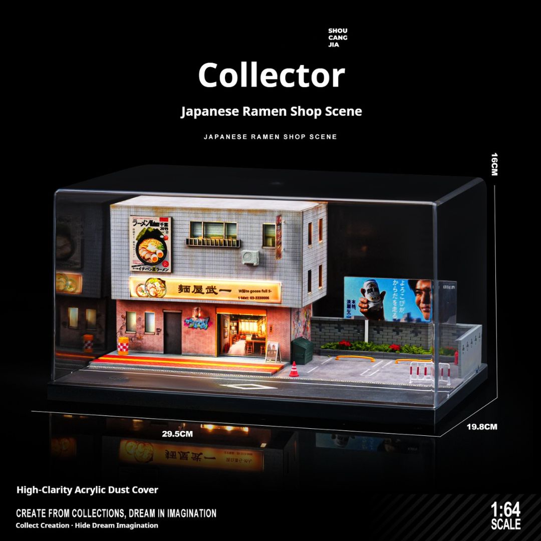 1:64 Japanese Ramen Shop Lighting Scene Box