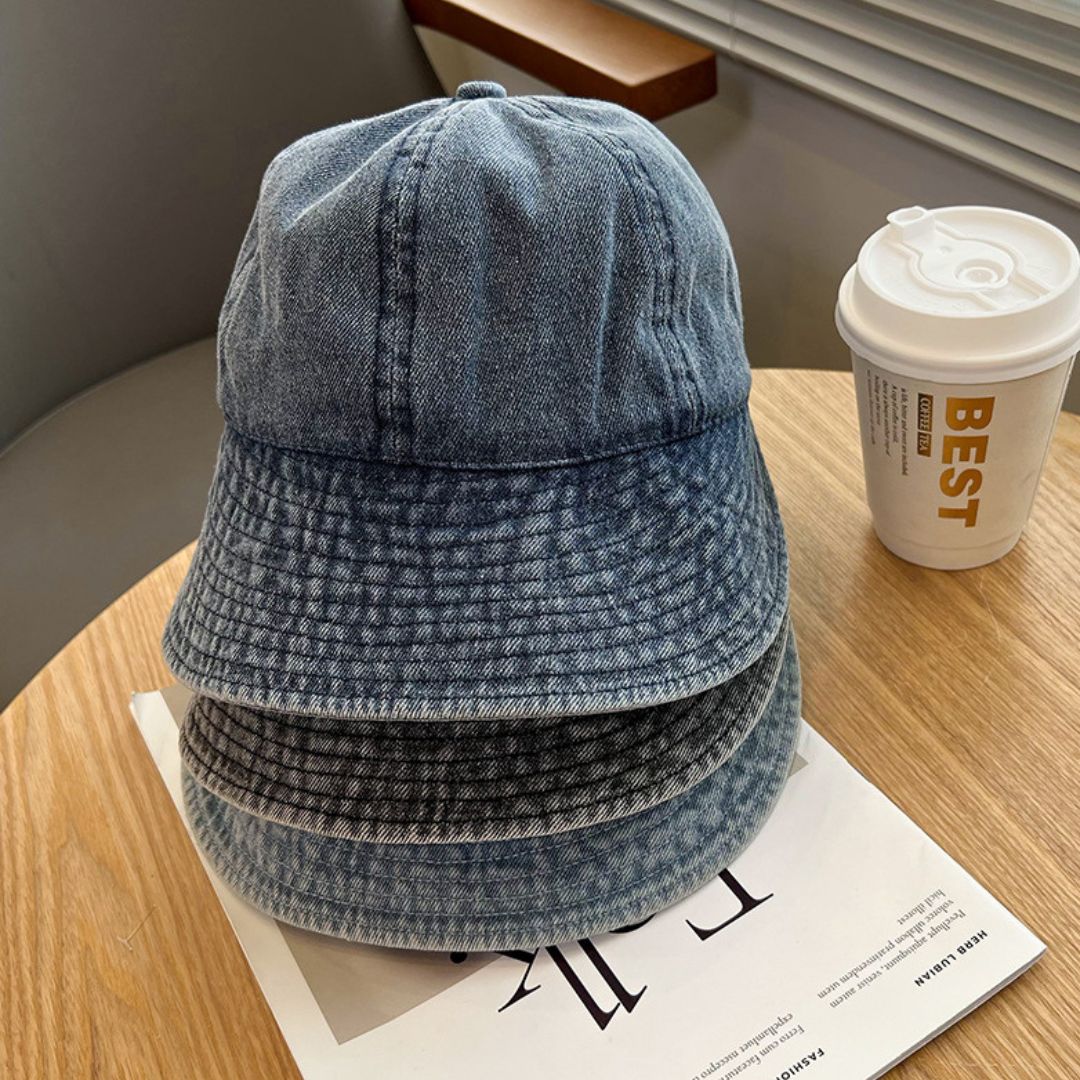 Vintage Washed Denim Cap