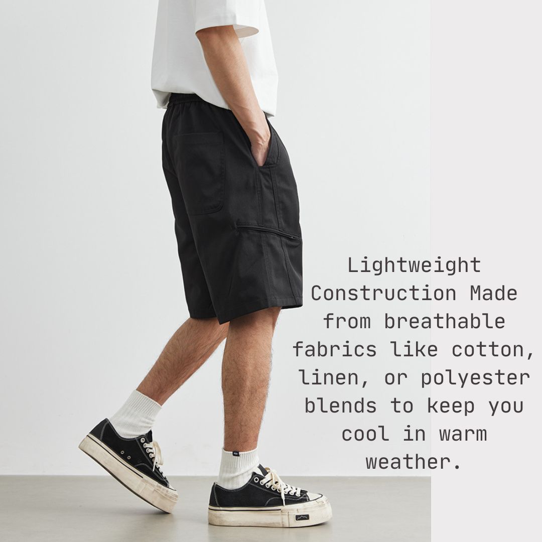 Men's Loose Drawstring Lightweight Pants