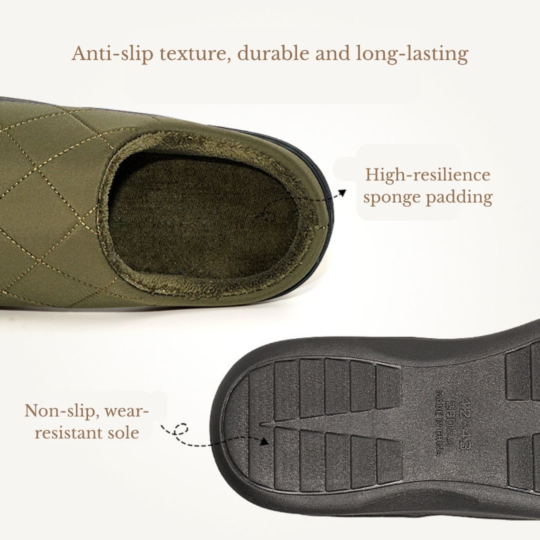 Non-Slip Fuzzy Slippers for Home