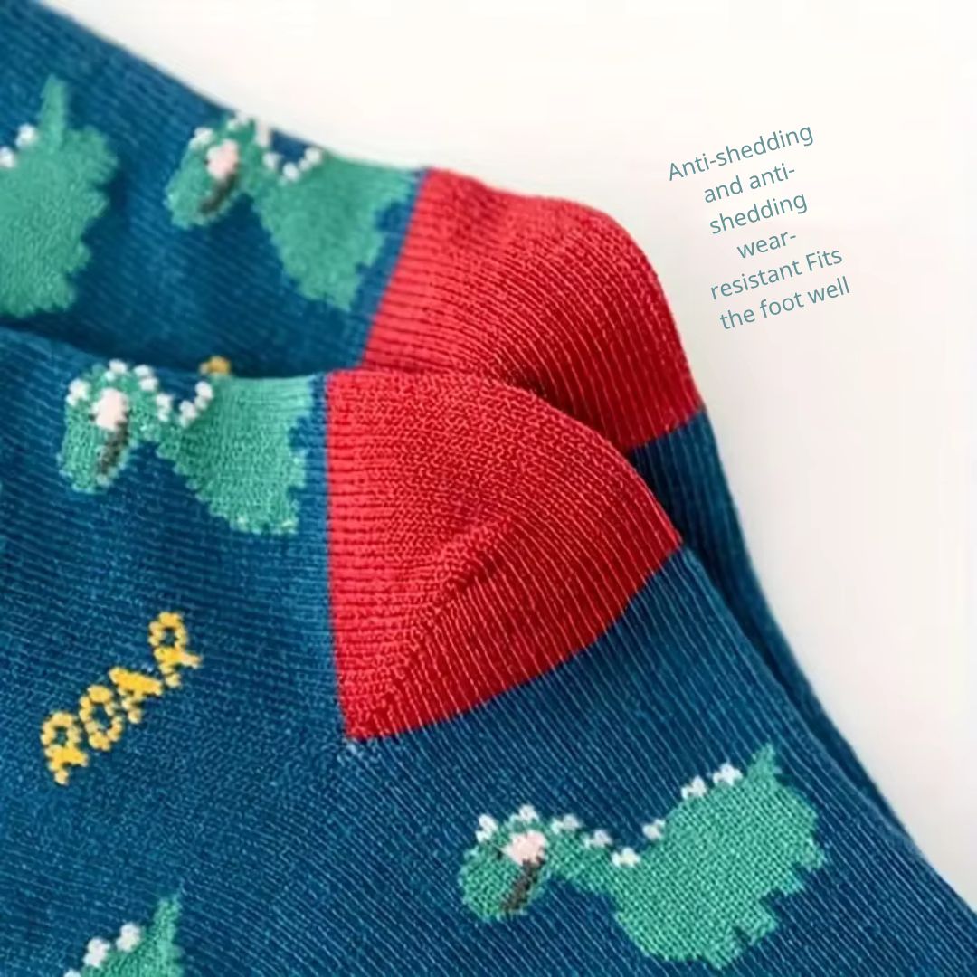 兒童保暖棉質加厚襪子(5雙)