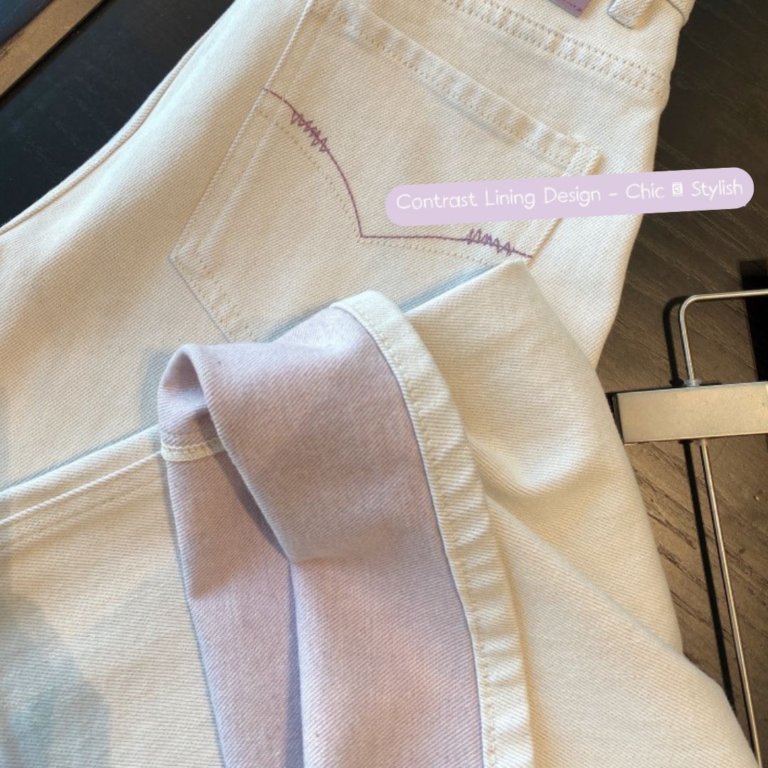 New Straight-Leg Wide-Leg Jeans