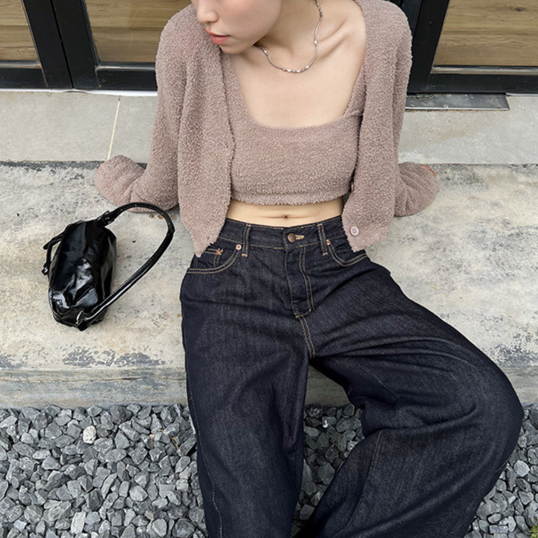 街頭休閒哈倫牛仔褲