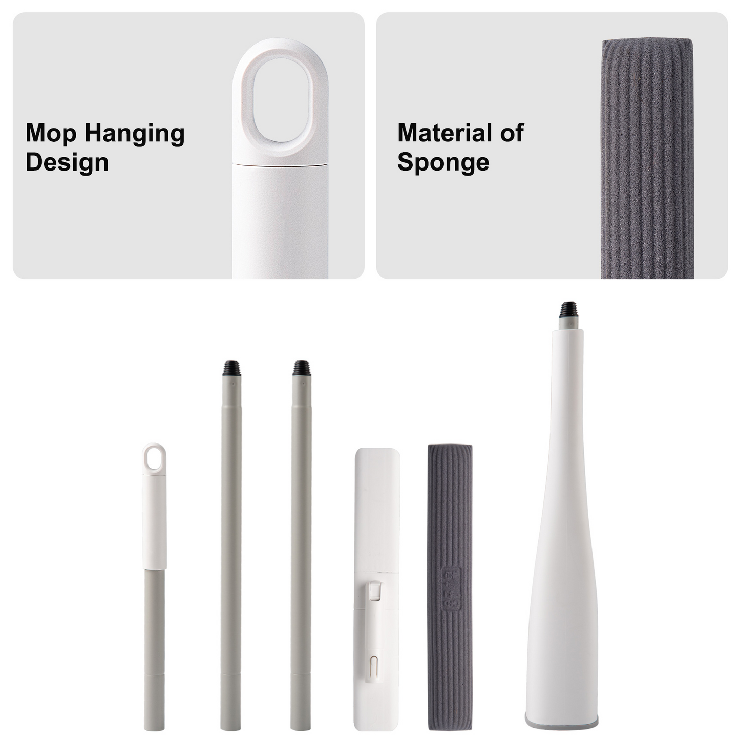 Hands-free Absorbent Cleaning Mop