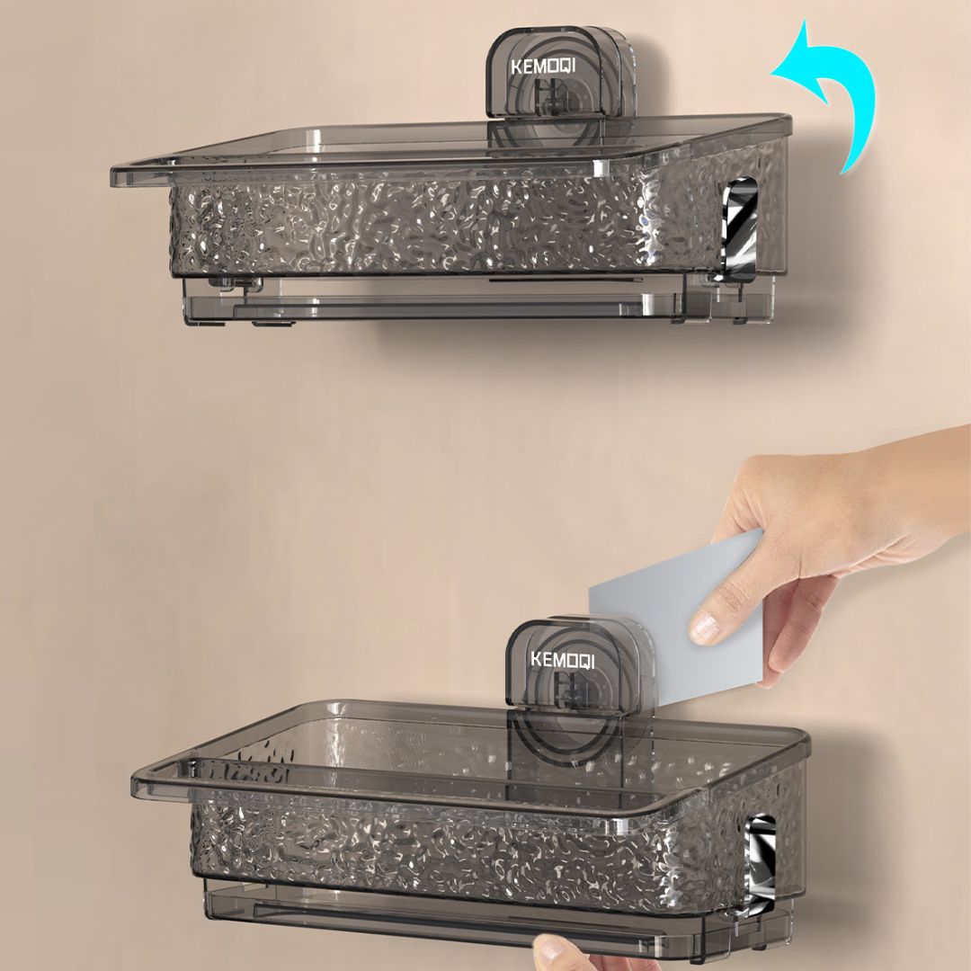 Large-Capacity Suction Kitchen Storage Rack