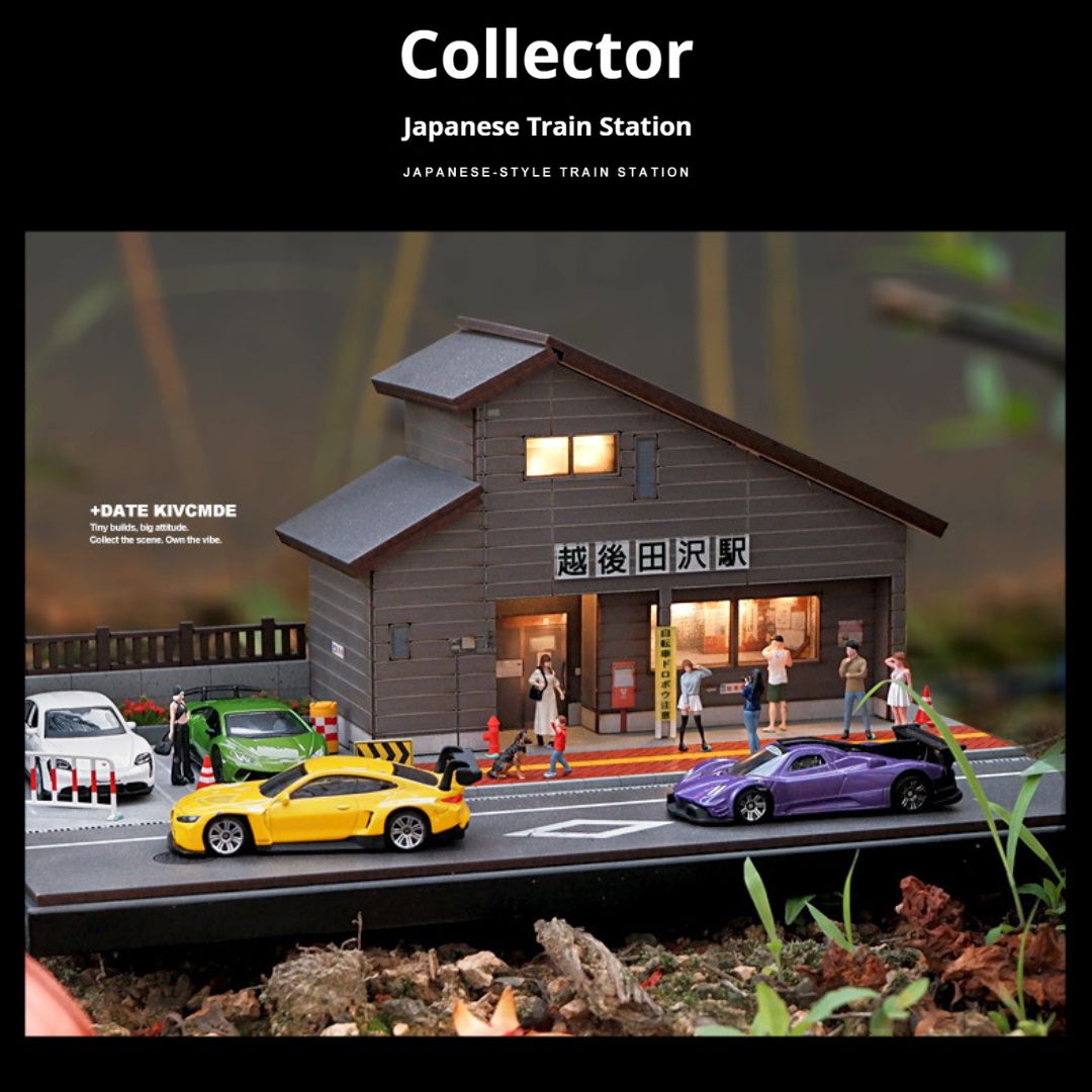1:64 Japanese Train Station Lighting Scene Box