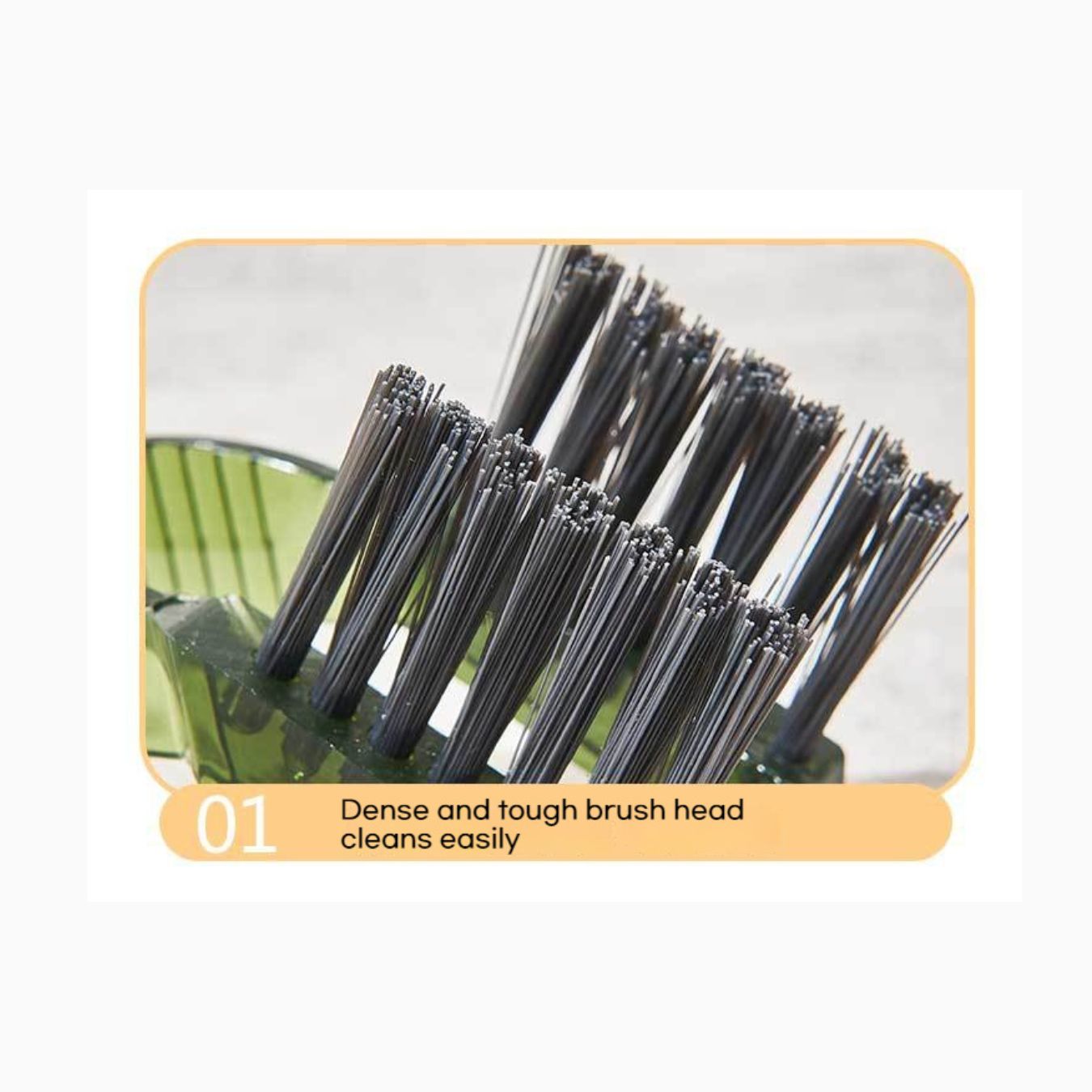 Multi-function Bathroom Gap Brush 2-in-1 Clip
