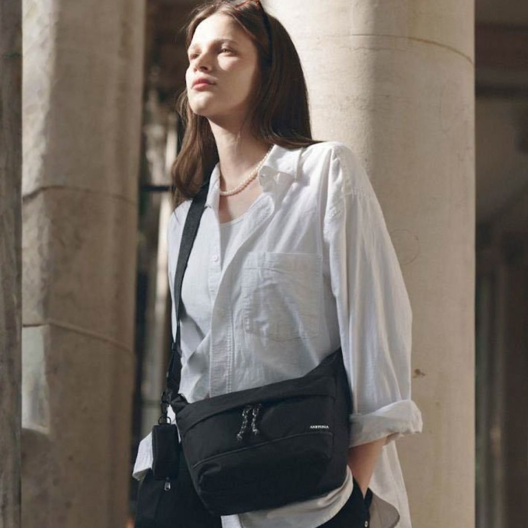 防水耐磨大容量斜跨背包