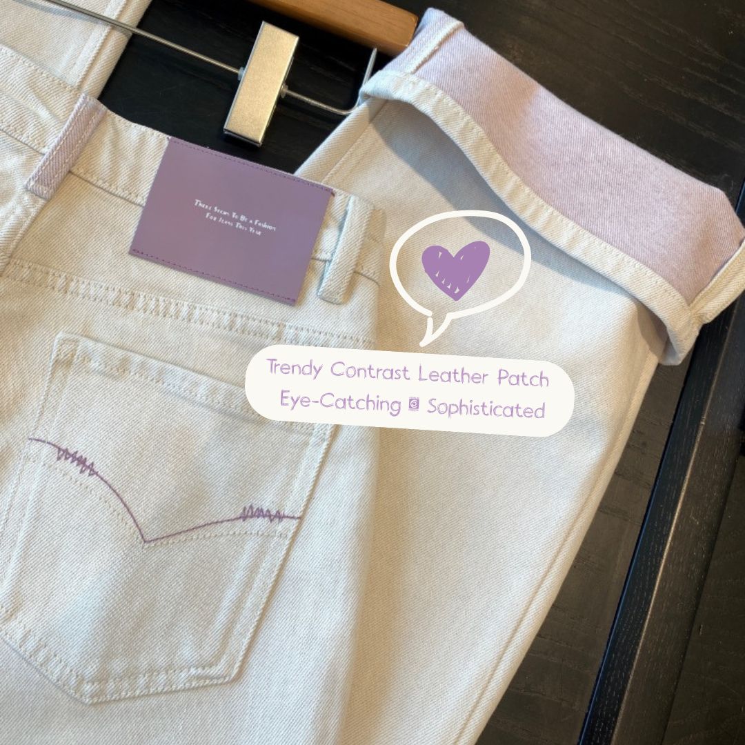 New Straight-Leg Wide-Leg Jeans