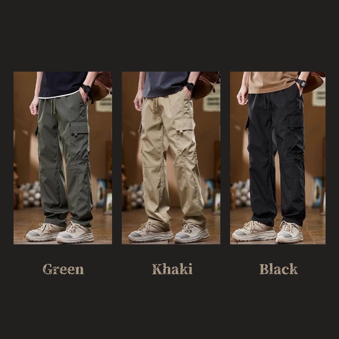 Loose Fit Straight Leg Cargo Pants