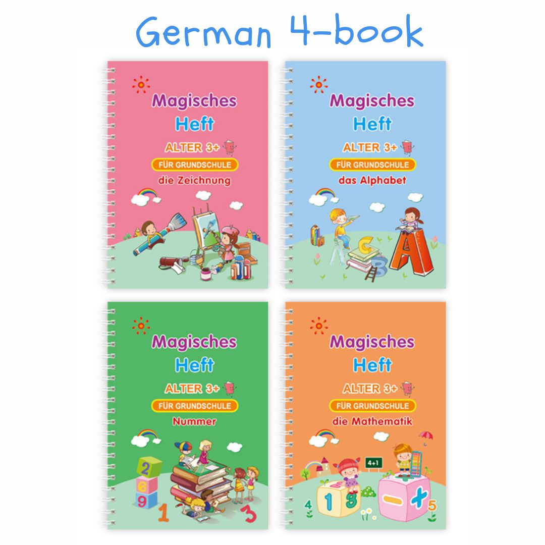 魔法習字簿 (4 本套裝)