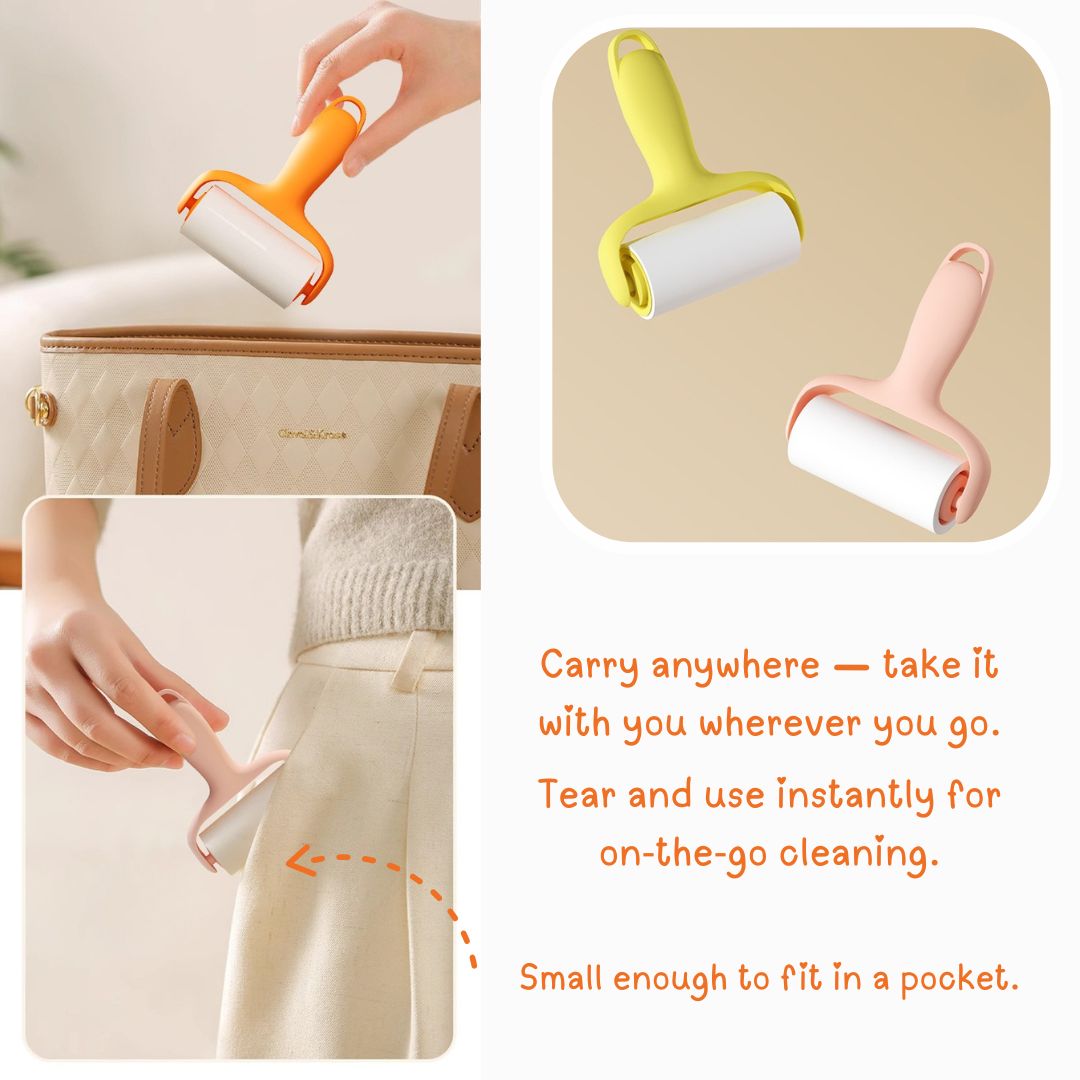 便攜式迷你粘毛滾筒