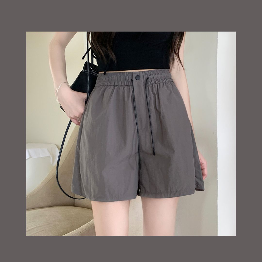 夏季顯瘦寬鬆休閒褲