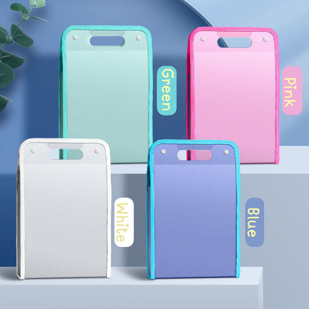 Upright Handheld Accordion File Organizer (2-Pack)