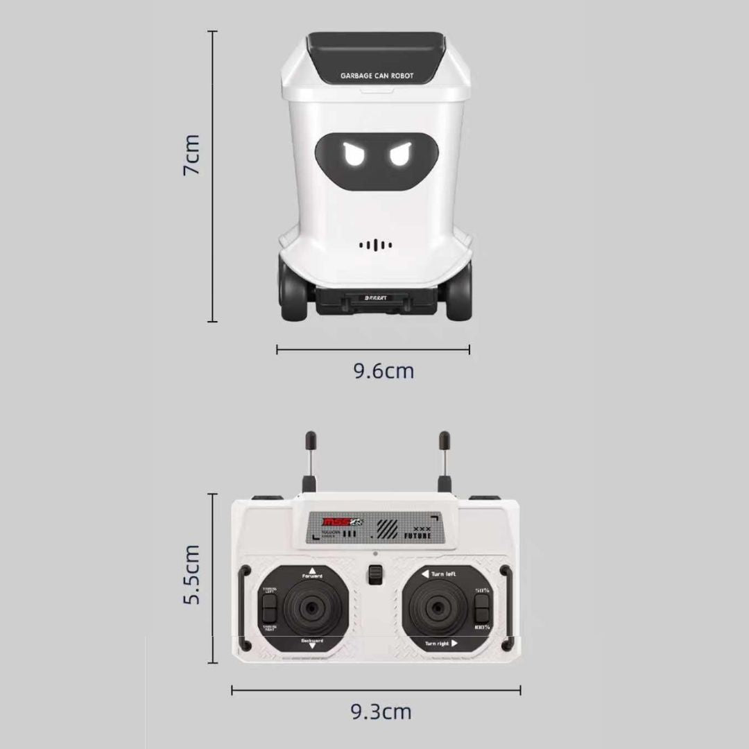 Mini Remote Control Smart Trash Bin Robot