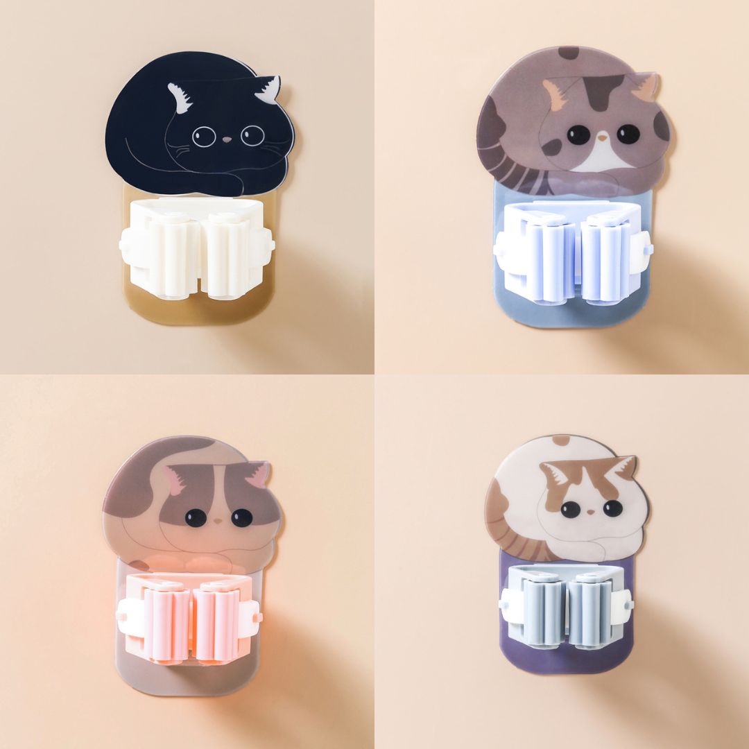 Cute Cat Series Mop Clip (4PCS)