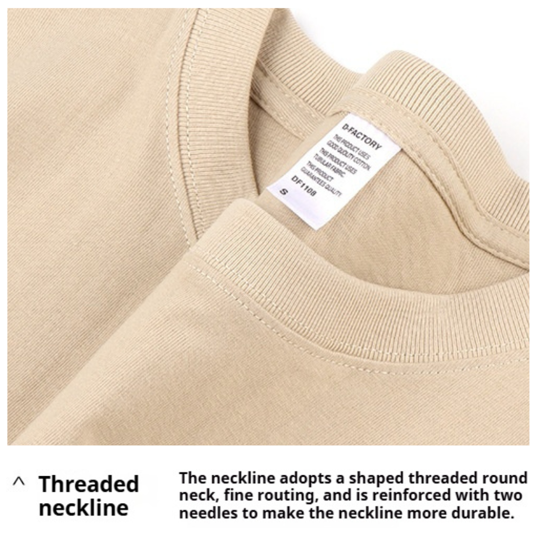 210g純色薄款純棉短袖T恤(2件起)