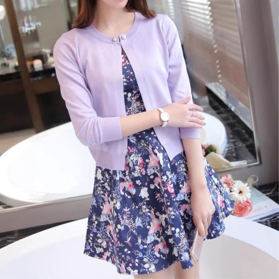 輕薄棉針織外套