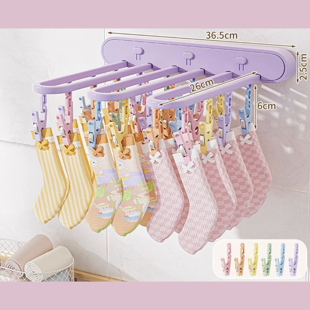 Foldable Sock Drying Rack
