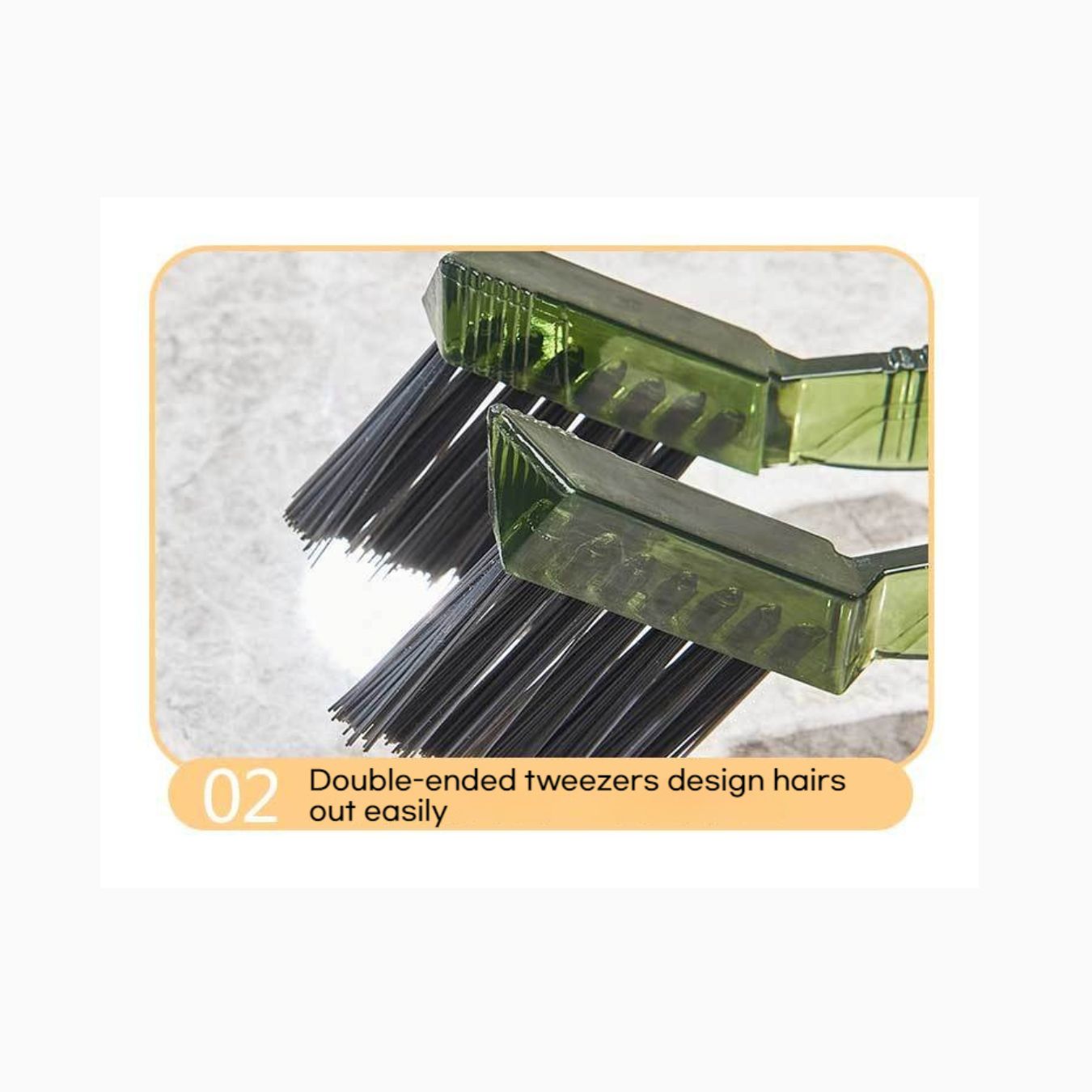 Multi-function Bathroom Gap Brush 2-in-1 Clip