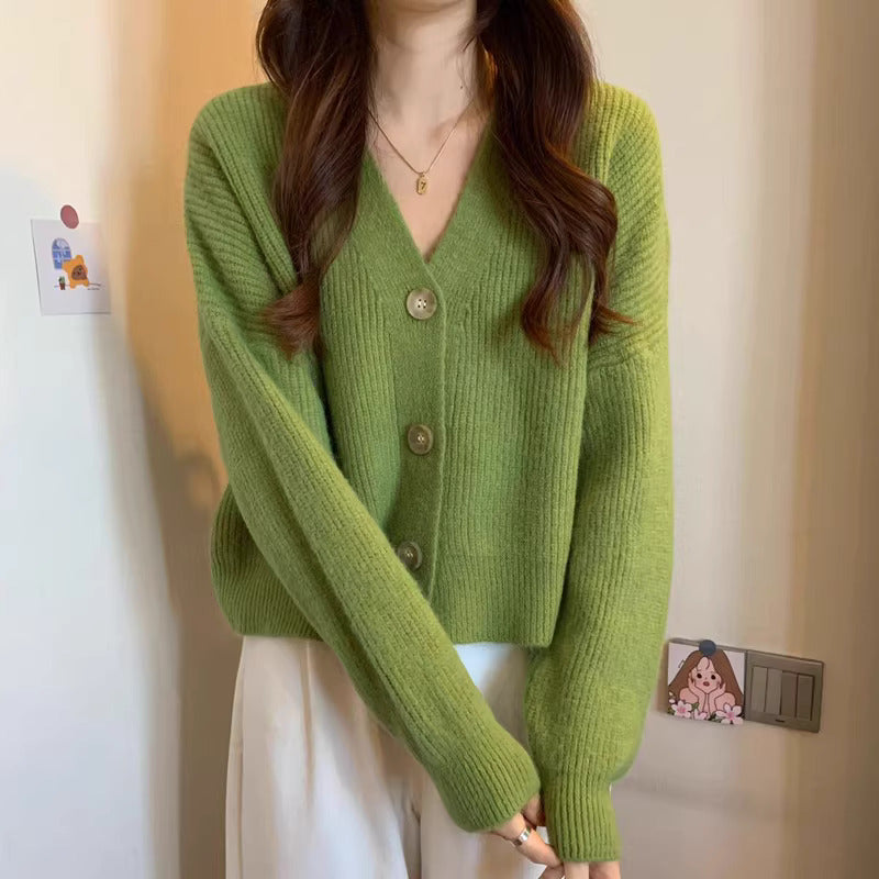 Minimalist Oversized Knit Cardigan