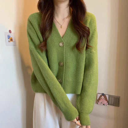 Minimalist Oversized Knit Cardigan