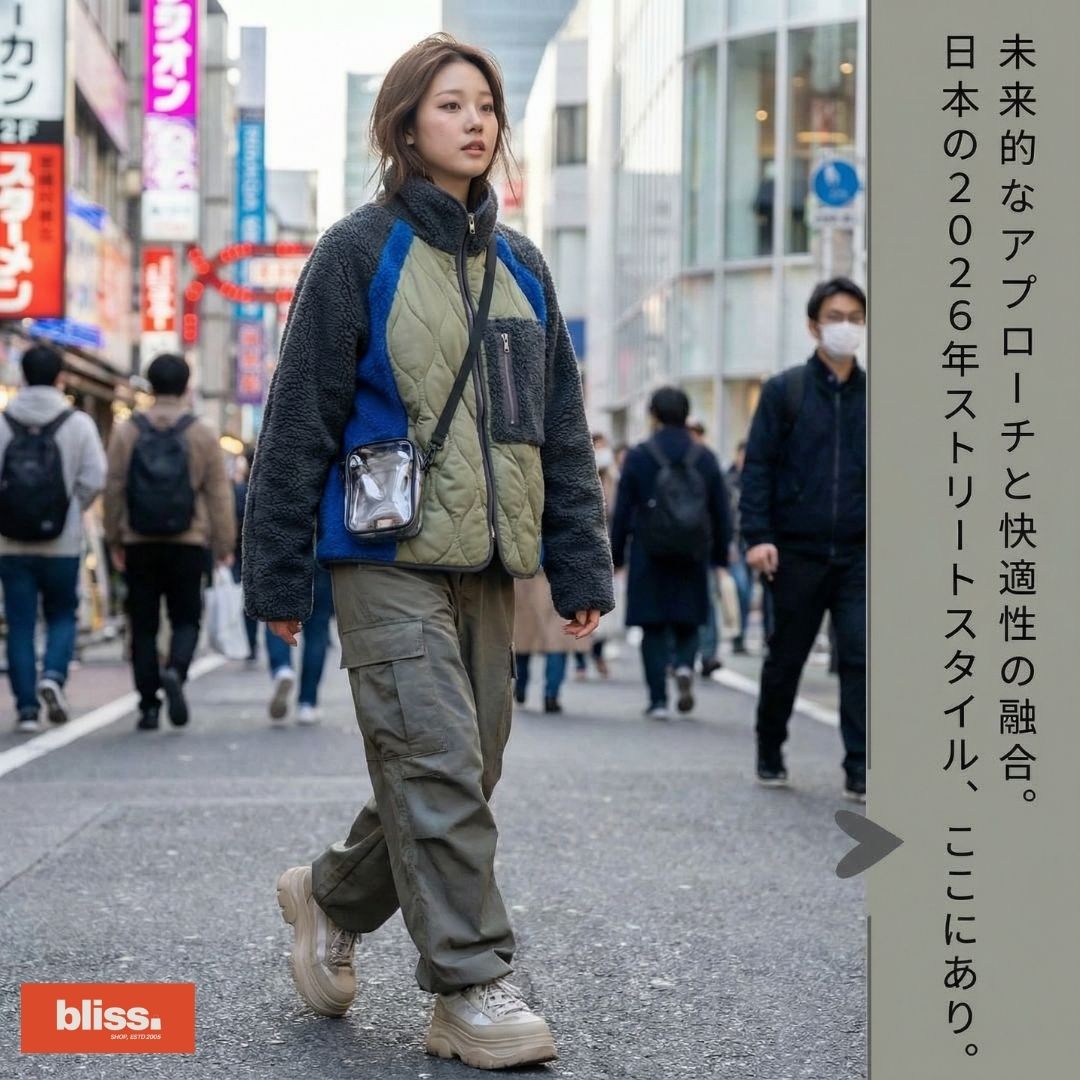 万能な厚手のカラーブロックファッションコットンジャケット