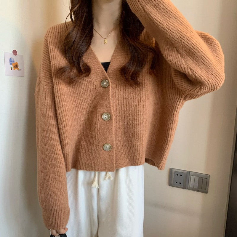 Minimalist Oversized Knit Cardigan