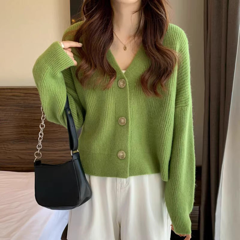 Minimalist Oversized Knit Cardigan