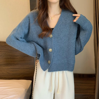 Minimalist Oversized Knit Cardigan
