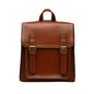 Vintage-Style PU Backpack